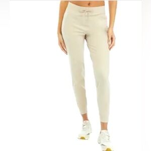 ☀️NWT☀️ Yogalicious Lux Cream Track Joggers with Drawstring